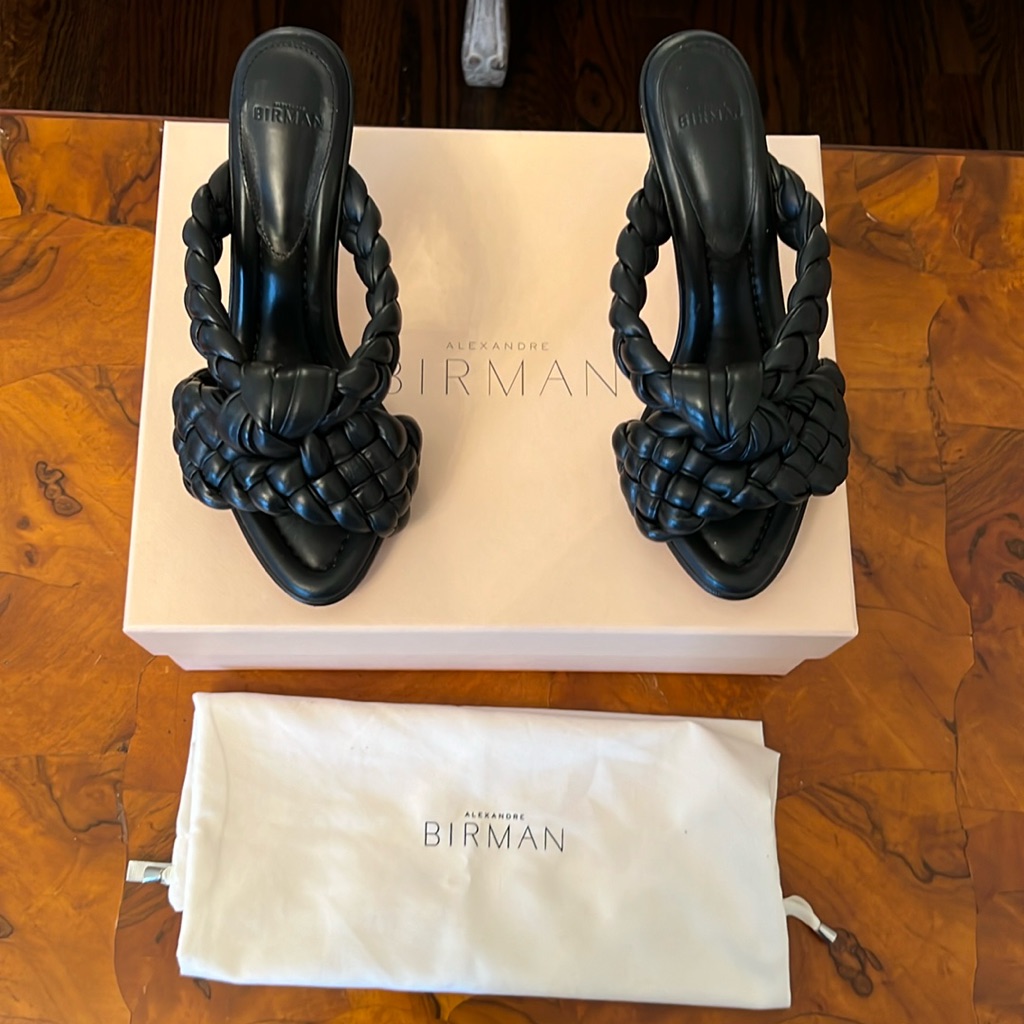 Alexandre Birman Carlotta Sandal Size 36.5 Black